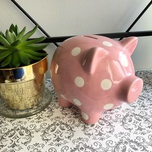 Pink Piggy Bank Large